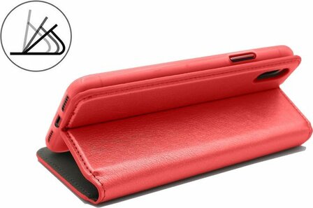 iPhone 11 Pro Max - HQ Slim Book Case - Rood