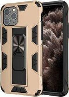 iPhone 11 Pro Max Goud - Magnetic Kickstand Armor Case