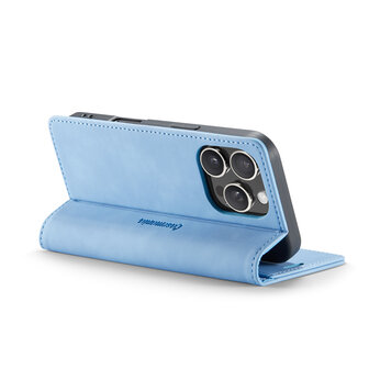 iPhone 16 Pro - Sky Blue - Book Case