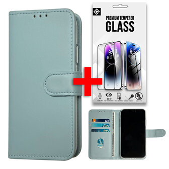 A55 - Book Case &amp;amp; Glas - Licht Blauw