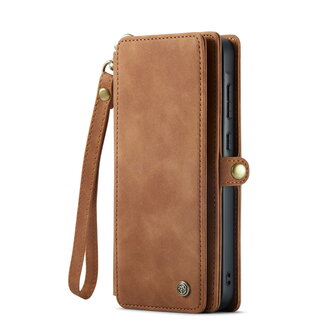 Samsung A56 - Sienna Brown - 2 in 1 Book met Extra Vakken