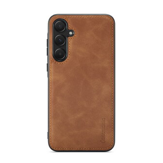 Samsung A56 - Sienna Brown - 2 in 1 Book met Extra Vakken