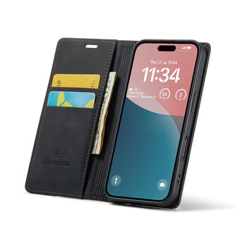 iPhone 16 - Charcoal Gray - Book Case
