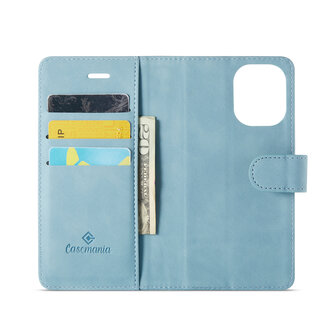 iPhone 16 - Aqua Blue - 2 in 1 Book Case
