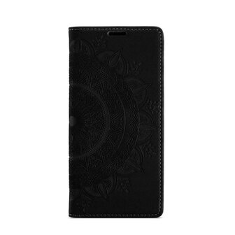 Samsung A55 - Charcoal Gray - Mandala Book Case