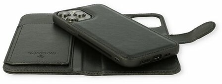 iPhone 11 Zwart - 2 in 1 HQ Book Case met Extra Vakken