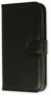 iPhone 11 Zwart - 2 in 1 HQ Book Case met Extra Vakken
