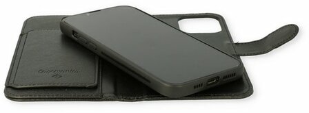 iPhone 11 Zwart - 2 in 1 HQ Book Case met Extra Vakken