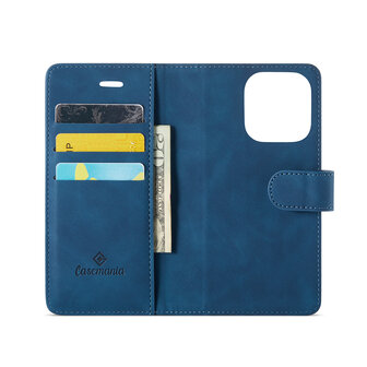 iPhone 16 Pro - Navy Blue - 2 in 1 Book Case