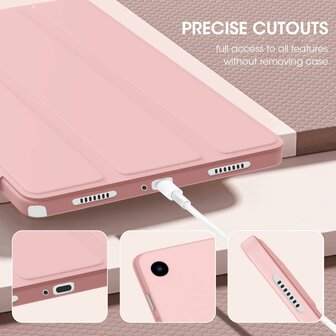 Samsung Tab A9 Plus - Roze - Smart Cover