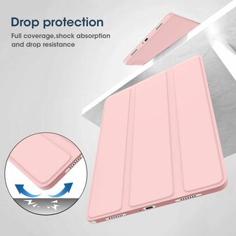 Samsung Tab A9 Plus - Roze - Smart Cover