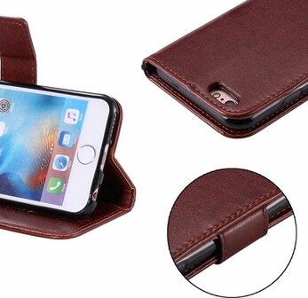 iPhone 12 Mini - Book Case - Bruin