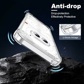 Nothing Phone 2a - Anti Shock &amp;amp; 2x Glas - Transparant
