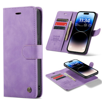 iPhone 12 &amp;amp; 12 Pro - Bright Lila - 2 in 1 Book Case