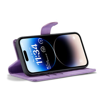 iPhone 12 &amp;amp; 12 Pro - Bright Lila - 2 in 1 Book Case