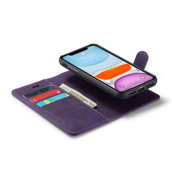 iPhone 11 Deep Purple - 2 in 1 Book Case