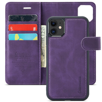 iPhone 11 Deep Purple - 2 in 1 Book Case