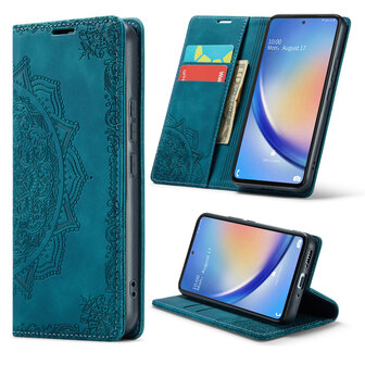 Samsung A14 Emerald Green - Mandala Book Case