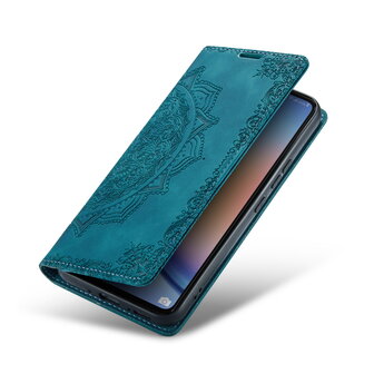 Samsung A14 Emerald Green - Mandala Book Case