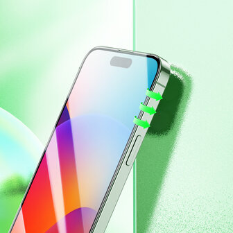 Hoco - iPhone 15 Pro - Full Glas - 5 Stuks