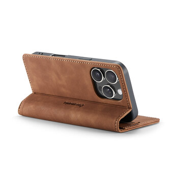 iPhone 16 Pro - Sienna Brown - Book Case