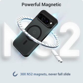 Pixel 9 Pro - Zwart - Matte Armor - Geschikt voor MagSafe