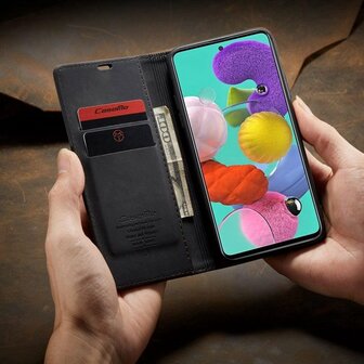 Samsung A51 Charcoal Gray - Book Case