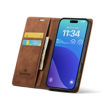 iPhone 16 Pro Max - Sienna Brown - Book Case