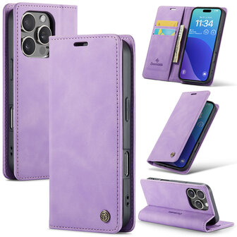 iPhone 16 Pro - Bright Lila - Book Case