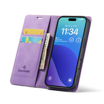 iPhone 16 Pro - Bright Lila - Book Case