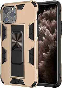 iPhone 11 Pro Goud - Magnetic Kickstand Armor Case