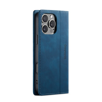 iPhone 16 Pro Max - Navy Blue - Book Case