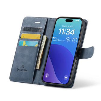 iPhone 16 Pro - Shadow Gray - 2 in 1 Book Case