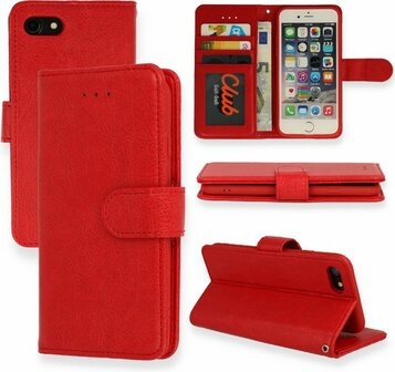 iPhone SE 2022 Rood - HQ Book Case