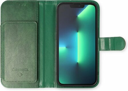 iPhone 11 Groen - 2 in 1 HQ Book Case met Extra Vakken