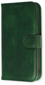 iPhone 11 Groen - 2 in 1 HQ Book Case met Extra Vakken