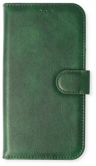 iPhone 11 Groen - 2 in 1 HQ Book Case met Extra Vakken