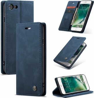 iPhone SE 2020 Navy Blue - Book Case