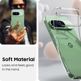 Pixel 9 Pro - Transparant - Extra Stevig Anti Shock