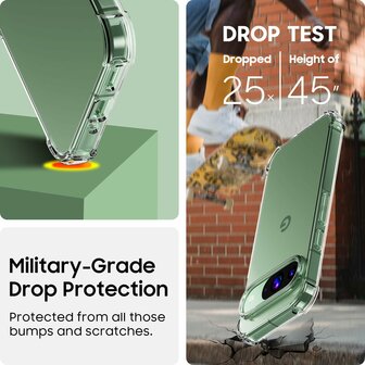 Pixel 9 Pro - Transparant - Extra Stevig Anti Shock