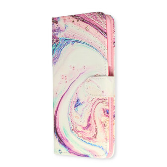 iPhone 16e - Marmer Twist - Book Case