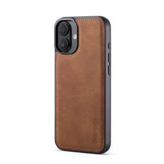 iPhone 16 Plus - Sienna Brown - 2 in 1 Book Case