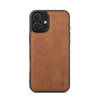 iPhone 16 Plus - Sienna Brown - 2 in 1 Book Case