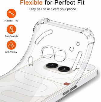 Nothing Phone 2a &amp;amp; 2a Plus - Anti Shock - Transparant