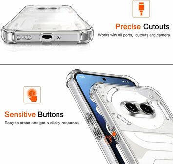 Nothing Phone 2a &amp;amp; 2a Plus - Anti Shock - Transparant