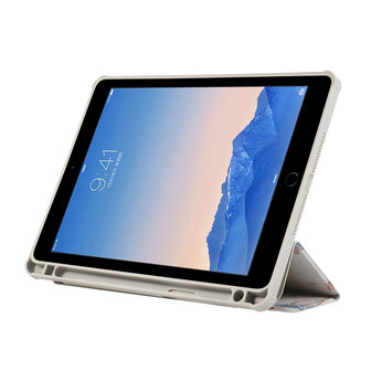 Samsung Tab A9 Plus - Marmer Groen - Smart Cover