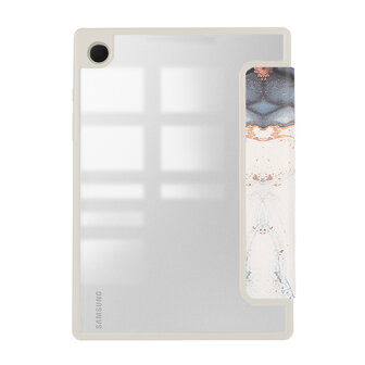 Samsung Tab A9 Plus - Marmer Groen - Smart Cover