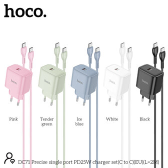 iPhone 16 Pro Max - 2m Type C &amp;amp; Stekker (DC71) - 25W - Wit