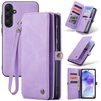 Samsung A55 - Bright Lila - 2 in 1 Book met Extra Vakken