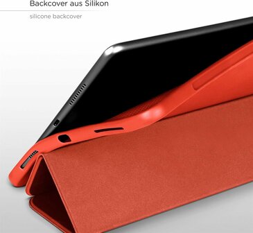Samsung Tab A9 Plus - Rood - Smart Cover